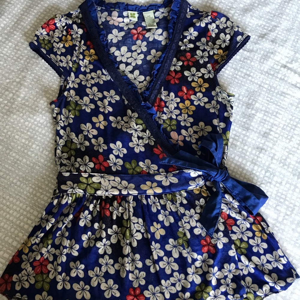 Anthropology wrap top XS